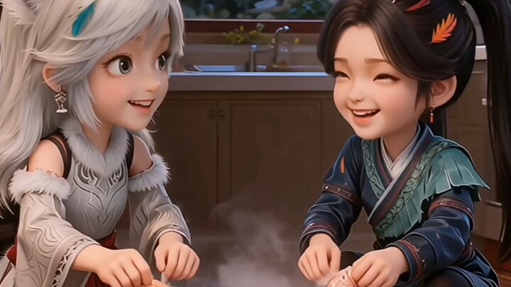 Cuộc sống thường ngày của Ngân Nguyệt và Mai Ninh | Cánh Phong Hi Phong Lôi bị Ngân Nguyệt ăn mất