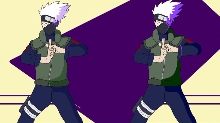 Kakashi uses transformation techniques to transform into various beauties