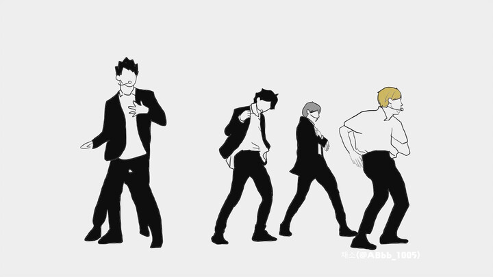 【油管搬运/排球少年/手书】男神跳舞3 TXT-Run away