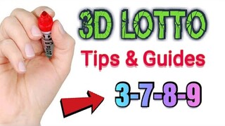 3D LOTTO | STL SWER3 | 4D LOTTO | JANUARY 15 2020