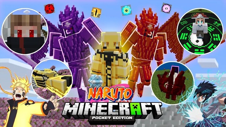 รีวิวแอดออน "นารูโตะสุดโหด พลังสุดเทพ!"  ใน Minecraft มือถือ?🔥 (Naruto) | Minecraft รีวิว Addon