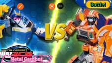 Metal Cardbot Bluecop VS Mega Tracker