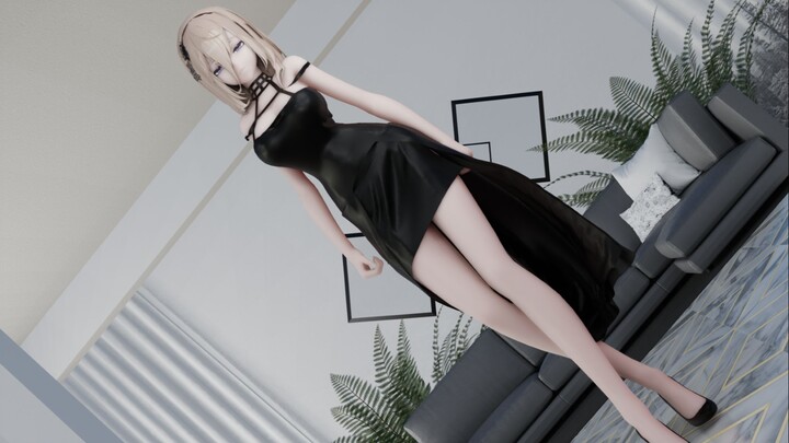 [MMD/Cloth Solution/Equipment Drop Test] Aponia: "Tolong" hubungi saya~