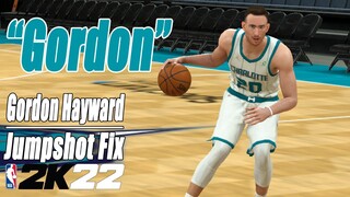 Gordon Hayward Jumpshot Fix NBA2K22