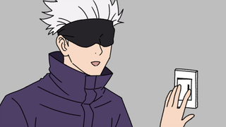 [Jujutsu Kaisen] People and Dogs - Gojo Satoru Turn Off the Lights Believer (meme)