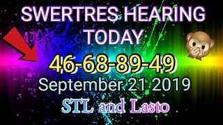 SWERTRES HEARING TODAY and STL TIP + GUIDE  SEPTEMBER 21 2019 | LEIDY KENT