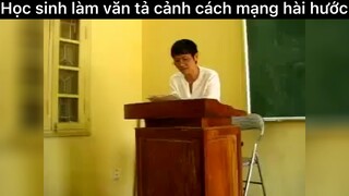 Làm văn tả cảnh cách mạng siêu hài hước#hài#tt#cuoibebung