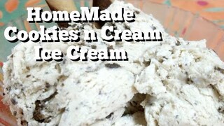 Homemade Cookies and Cream Ice Cream | Met's Kitchen