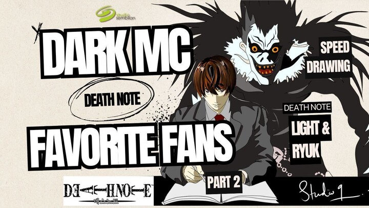 Masih Banyak yang Nge Fans Sama Darck MC Satu Ini - Coloring & Finishing Yagami & Ryuk Part 2
