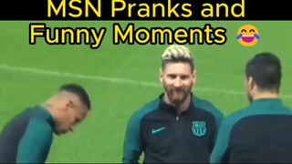 Messi Neymar Suarez Pranks and Funny Moments 😂😂