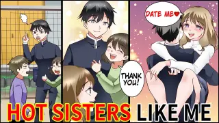 [Manga Dub] I saved my crush's younger sister. Now they're fighting over me!