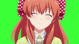 Weekly Anime Greenscreens #9  (Sakura, Nino, Yukikaze, Shamiko)
