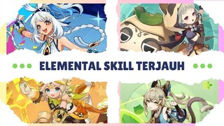 Siapa 4 Karakter Kawaii Ini Yang Punya Elemental Skill Terjauh ? #AXISCUPSHORTSVIDEO