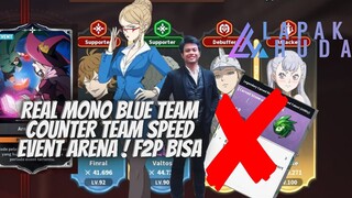 COUNTER TIM SPEED  EVENT ARENA NO BATU SPEED + 3 MONO BLUE  CHARLOTTE ACADEMY 🍀 BLACK CLOVER MOBILE