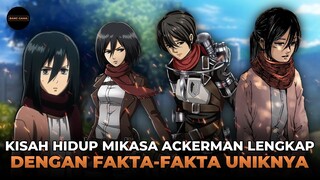 KISAH HIDUP MIKASA ACKERMAN LENGKAP DENGAN FAKTA FAKTA UNIKNYA HANYA 14 MENIT - Attack On Titan