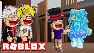 MAMACIL DISULAP JADI ES BATU FROZEN SAMA MIK-MIK GEGARA @Bang Cupu !!! ROBLOX MIKOCIL