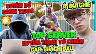 (FREE FIRE) HUYỀN THOẠI TỬ CHIẾN TOP SERVER HÙNG NỔ ĐỤNG ĐỘ DÂN CHƠI THÁCH ĐẤU CÂN HẾT VÀ CÁI KẾT