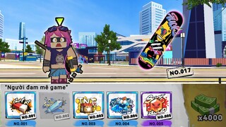 (Blockman GO) VanhMC THỬ THÁCH THU THẬP HÌNH XĂM VÀ MỞ VÁN TRƯỢT HUYỀN THOẠI TRONG PHỐ SIÊU QUẬY