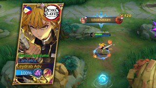 Lancelot New Upcoming Demon Slayer Skin | Zenitsu Agatsuma Gameplay | Mobile Legends: Bang Bang