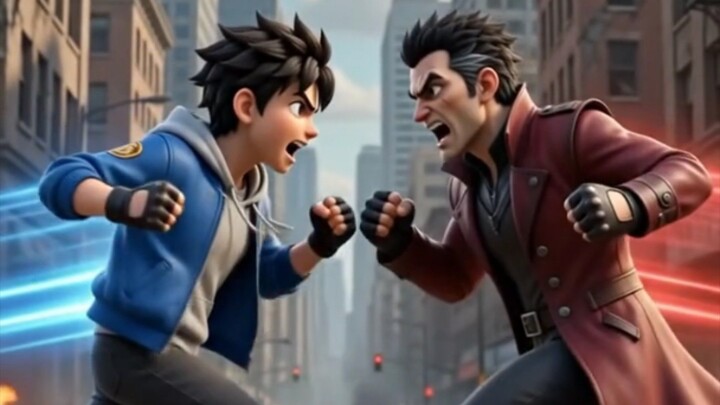 🔥 HERO VS VILLAIN – THE FINAL CLASH! ⚡ | Epic Cartoon Fight Scene