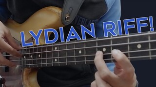 Play this LYDIAN Riff in WORSHIP BASS!