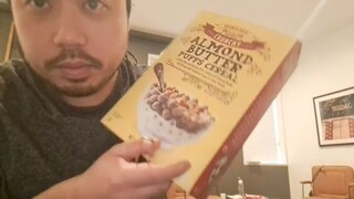 ASMR EATING SOUNDS - TRADER JOE'S ALMOND BUTTER PUFFS CEREALS