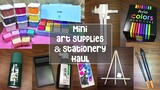 Mini Art Supplies and Stationery Haul | from Lazada Shopee Daiso and National Book Store |