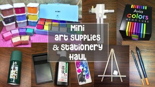 Mini Art Supplies and Stationery Haul | from Lazada Shopee Daiso and National Book Store |