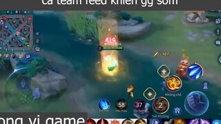 cả team feed khiến gg sớm p4 #songvigame