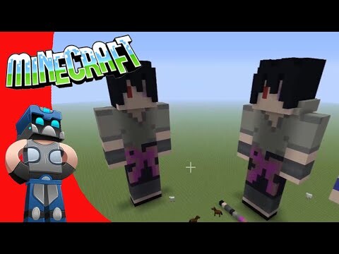 Tutorial Minecraft Sasuke Uchiha Skin 3D / Como hacer a Sasuke en Minecraft