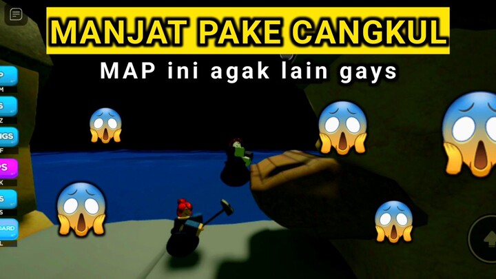 MANJAT TEBING PAKE CANGKUL ? ~ ROBLOX