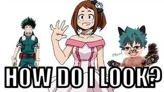 HOW DO I LOOK, DEKU? | Uraraka & Deku | My Hero Academia Meme