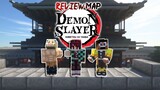 REVIEW MAP DEMON SLAYER - KIMETSU NO YAIBA DI MINECRAFT !!!