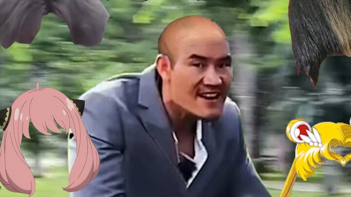 Gazi can't find his hair, can you help him?