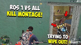 ROS 1 VS ALL KILL MONTAGE | TRYING TO WIPE OUT TEAM (ROS KILL MONTAGE EP. 52)