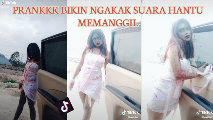 Lucu PRANKKK TIKTOK Pake Suara Hantu / Auto Ng4muk
