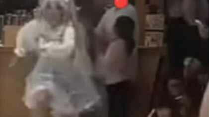 When a fan heard the man at the dance scene.