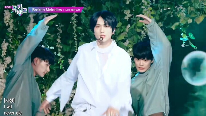Jizi hits the ground, much like Jaehyun moving the table.