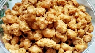 RESEP KACANG KENTUCKY SAJIAN KUE LEBARAN, SUPER RENYAH & GARINGNYA THN LAMA. COCOK BUAT JUALAN