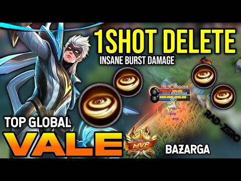 VALE BEST BUILD 2022 | TOP GLOBAL VALE GAMEPLAY | MOBILE LEGENDS✓