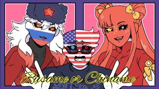 HIP Meme Countryhumans [RusChinAmeThreesome] (Satire Parody)