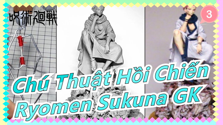 [Chú Thuật Hồi Chiến] Tạo Ryomen Sukuna với đất sét (Màu)_3