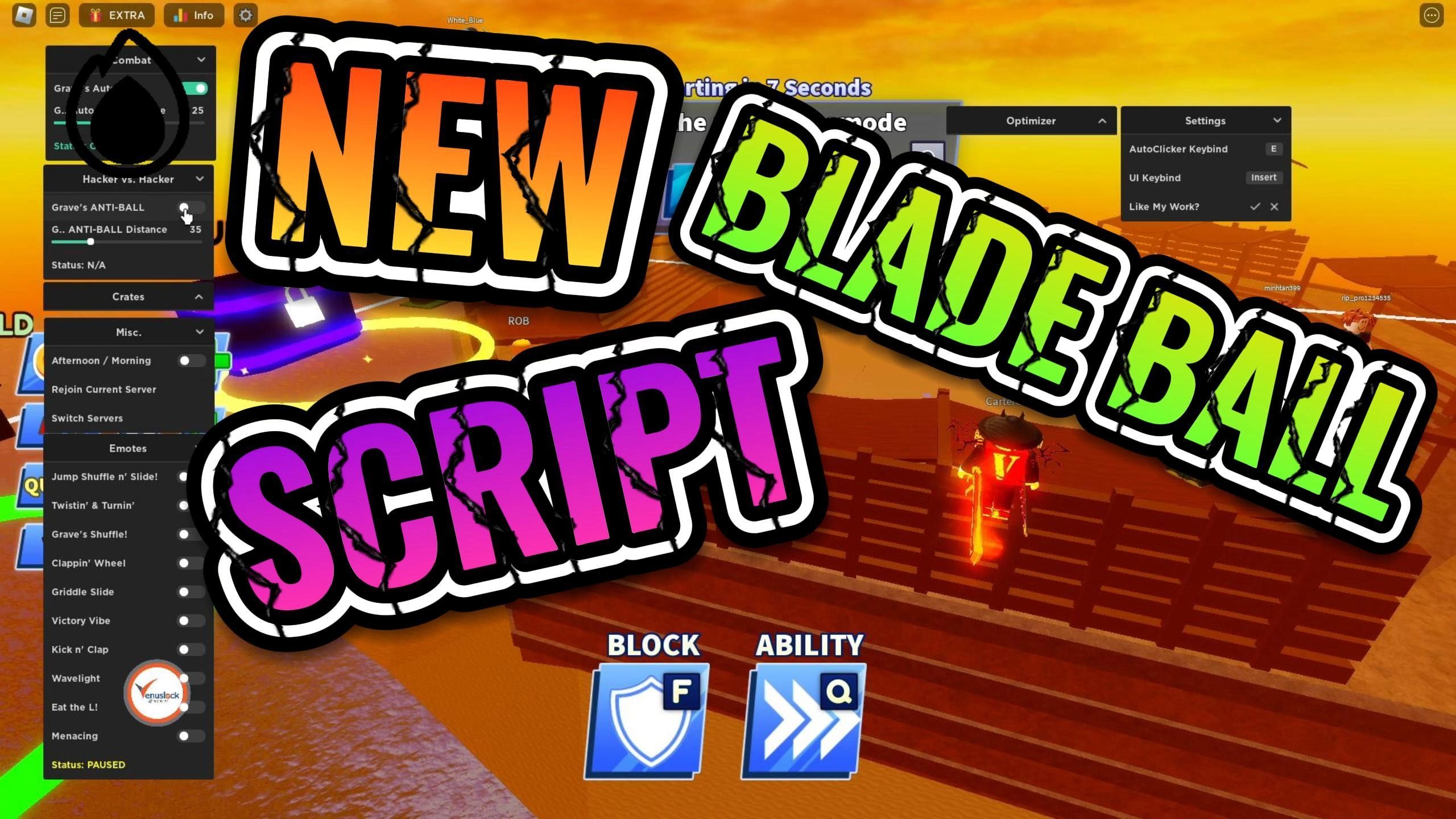 Roblox Blade Ball Script, New Update 2023