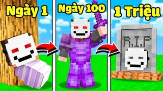 Minecraft nhưng Tôi Sinh Tồn 1 Triệu Ngày