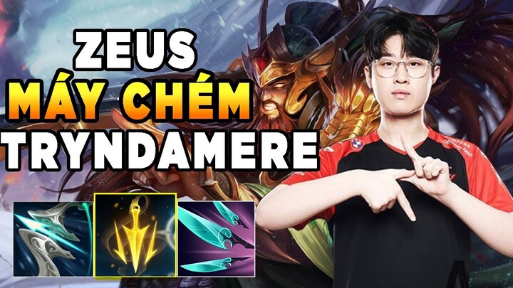 T1 Zeus - Tryndamere Liên Tục Tay Đôi với Gwen Xem Mà Học Hỏi
