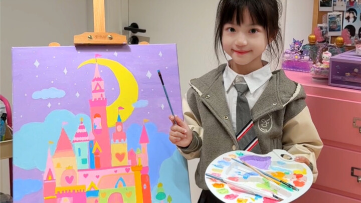 ดูลูกสาววาดภาพแล้วช่างสบายใจเหลือเกิน