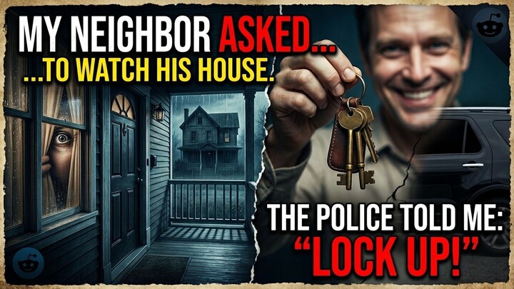 My neighbor asked me to watch his house for a week.