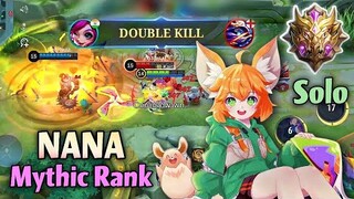 NANA SOLO MYTHIC RANK: BEST BUILD 2022!💖CYCLONE CLASH GAMEPLAY😍🌸