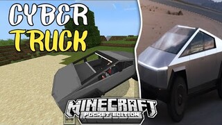 TESLA CYBERTRUCK BY ELON MUSK IN Minecraft Pe