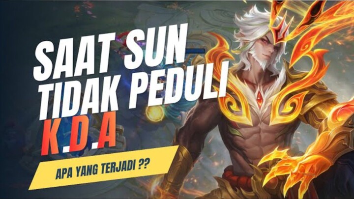 MENANG TANPA KILL?! SUN CUMA HANCURIN TOWER [ challenge only push ] - Sun, Mobile Legends